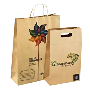 Sacola Kraft para congresso personalizadas