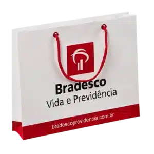 Sacola de papel off set personalizada
