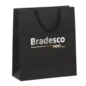 Sacola de papel off set personalizada